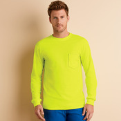 ® Ultra Cotton® Adult Long-Sleeve T-Shirt with Pocket