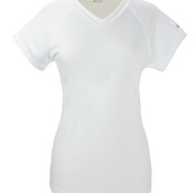 Ladies’ Double Dry® Interlock V-Neck T-Shirt