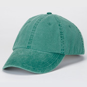 Solid Low-Profile Pigment-Dyed Twill Cap